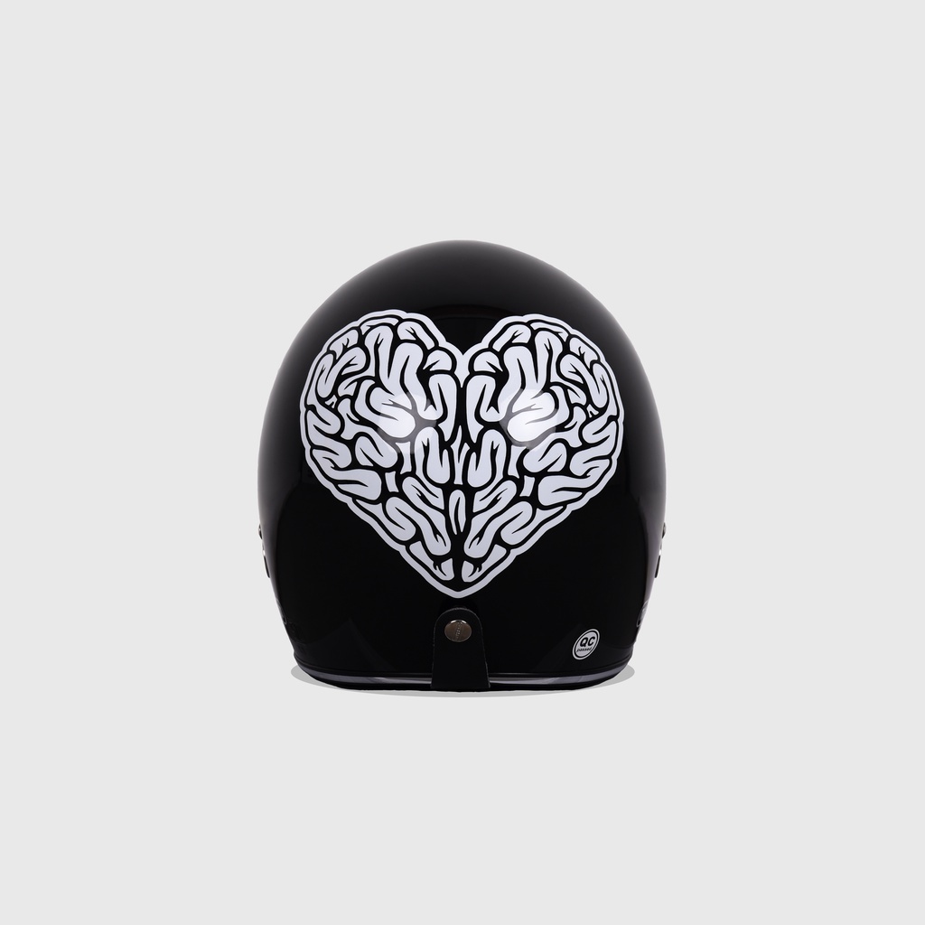 Marzano x Pee Wee Gaskins - Black Heart Helmet