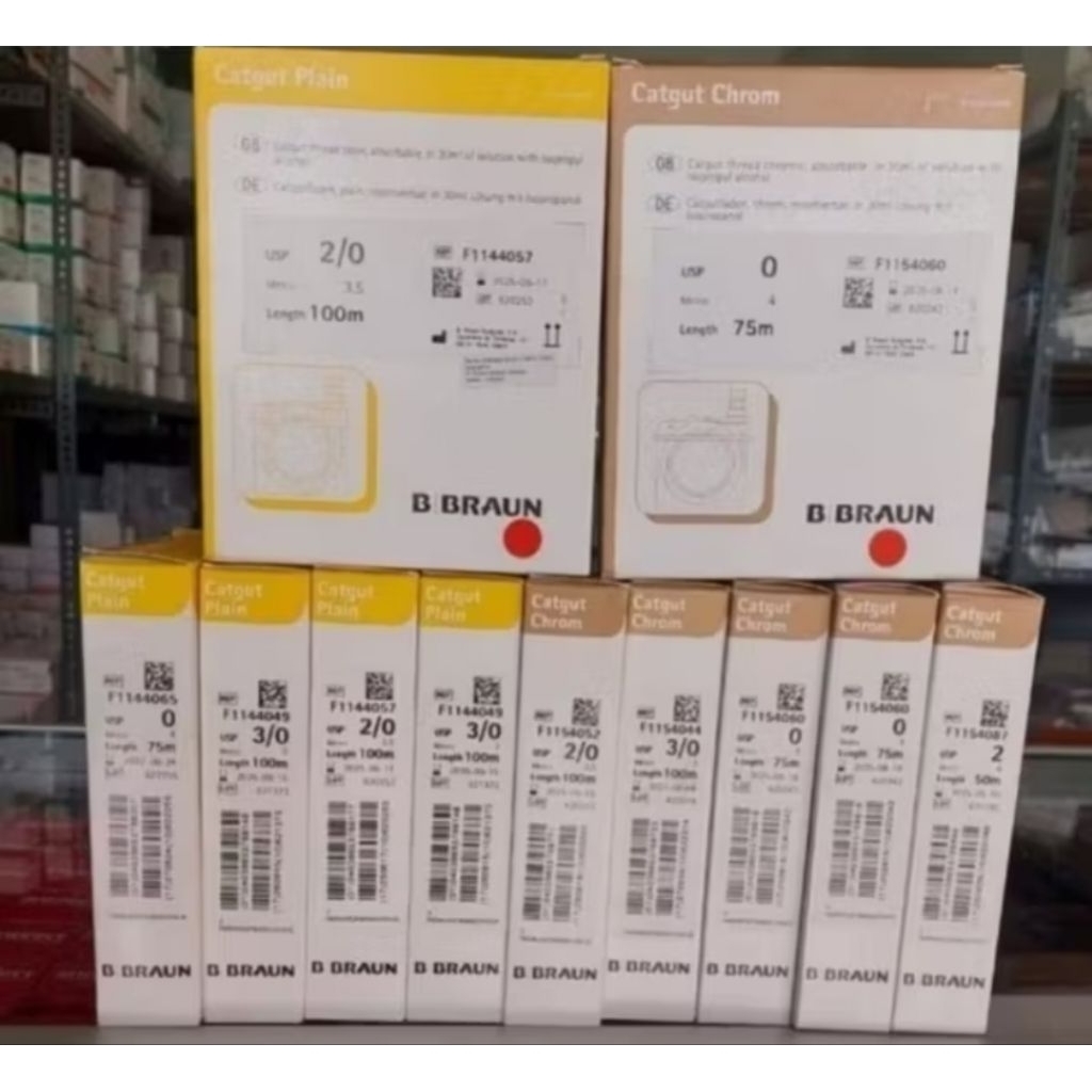 Benang Catgut Chromic Roll no.1 Bbraun