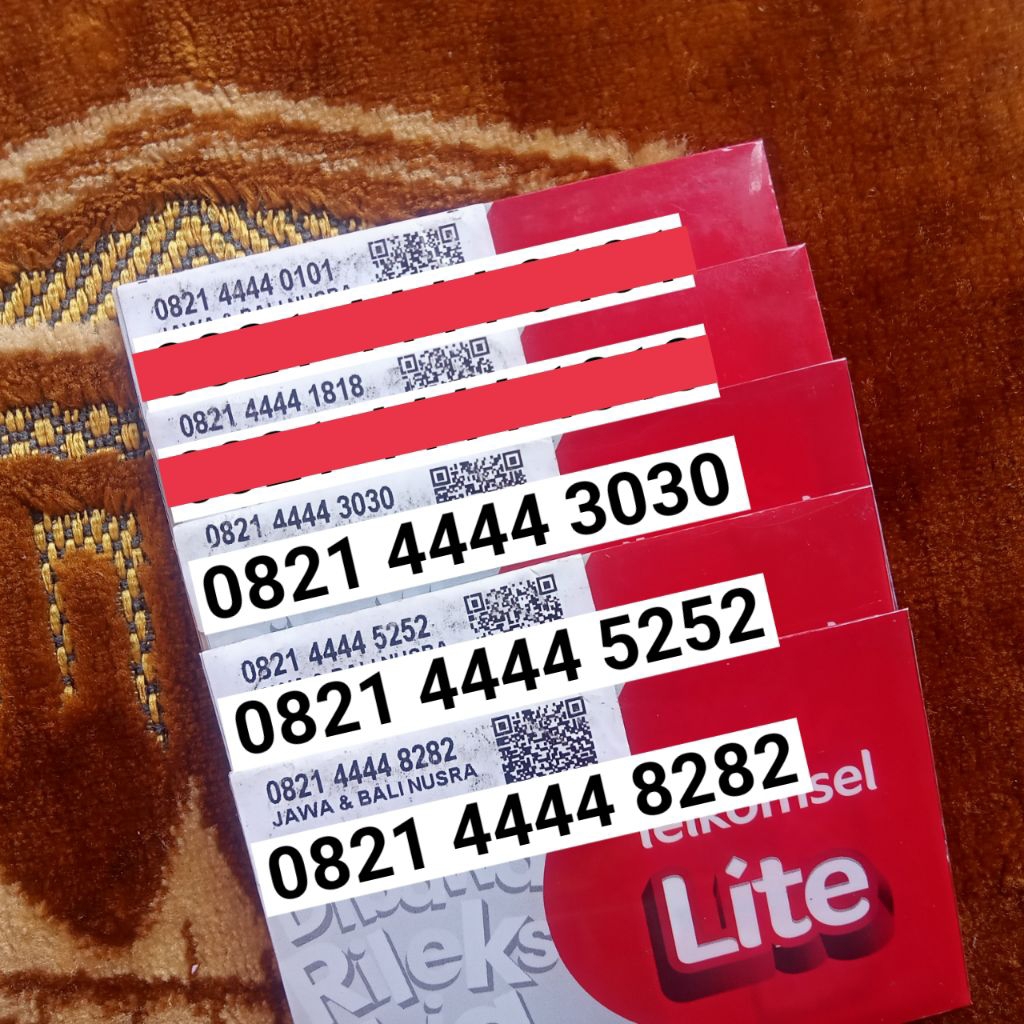 Nomor Cantik Telkomsel 4444 abab