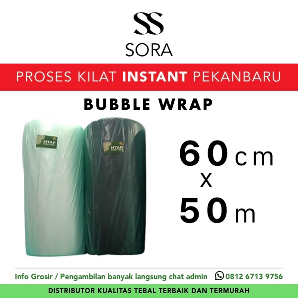 

Plastik Bubble Wrap 60cm x 50m Bubblewrap MTAP PREMIUM TERMURAH ROLL GROSIR