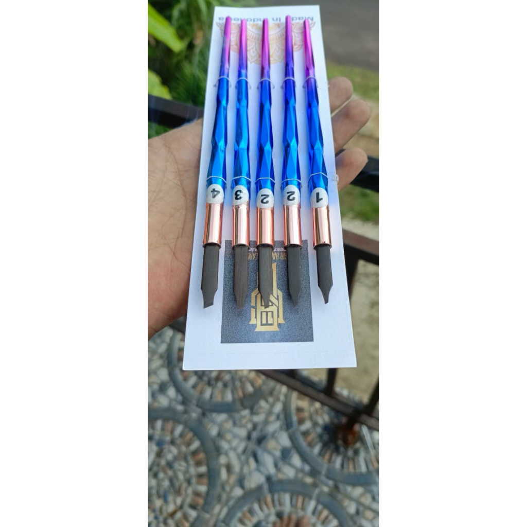 

set pen kaligrafi kalam jawi satu set