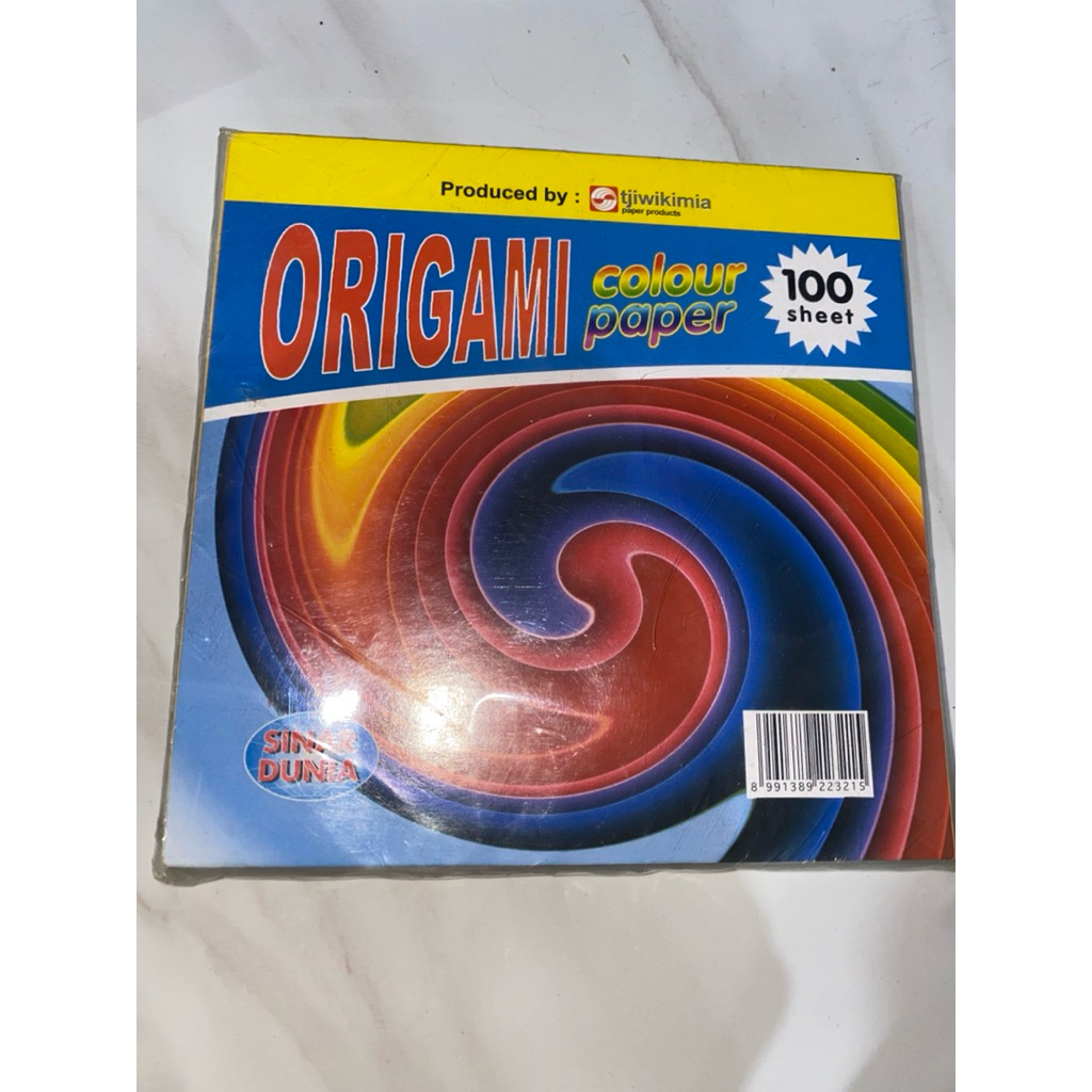 

NEW Origami Sinar Dunia 100 Lembar SIDU Kertas Warna Anak Besar Lipat Paper Berwarna BISA SYOPI CEK DESKRIPSI