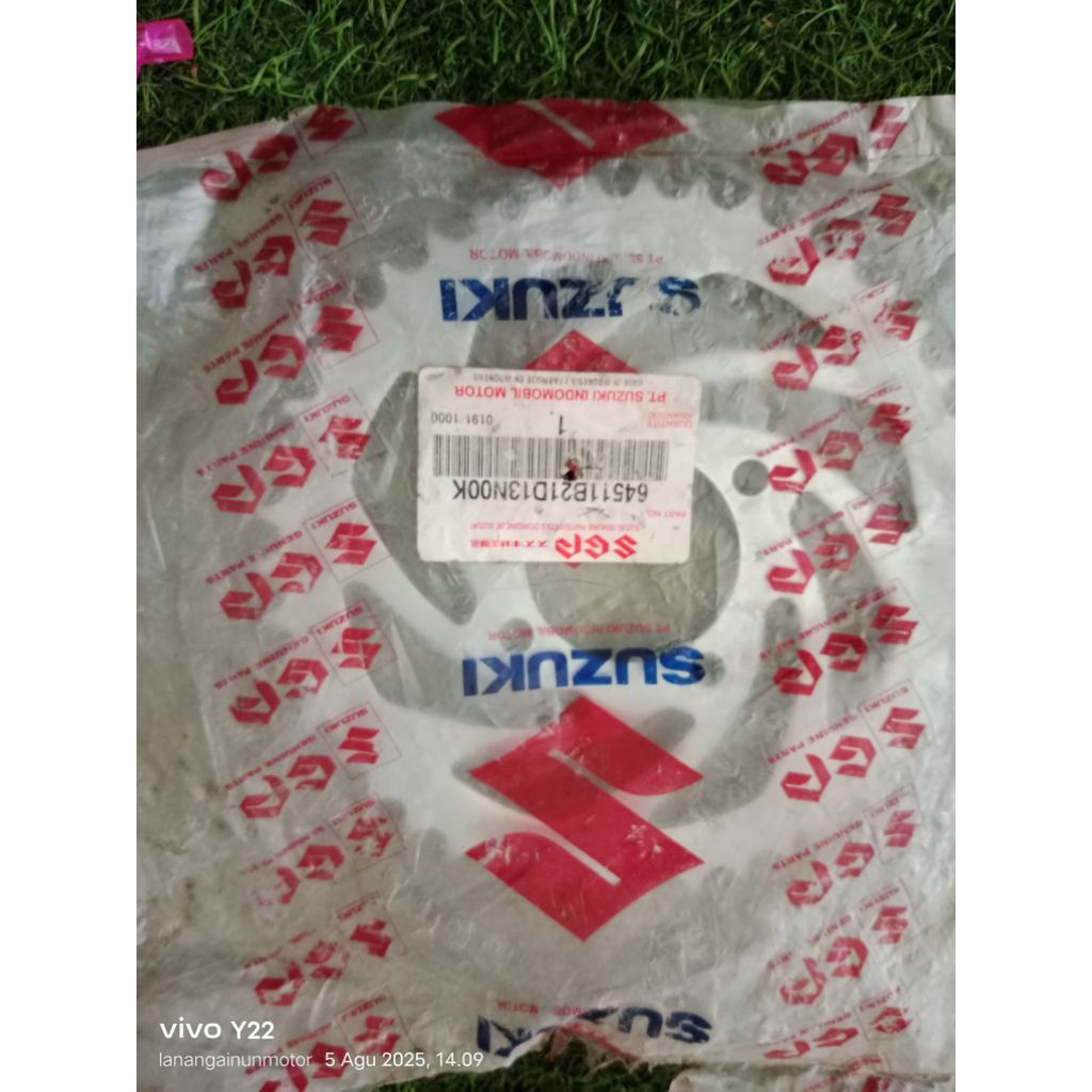 gear ger gir belakang satria 2 tak lumba hiu 120 ru raider 125 satria f fu ori sgp 64511B21D13N00k