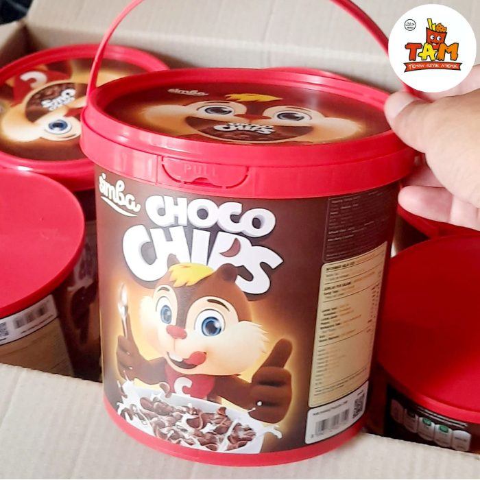 

SIMBA CHOCO CHIPS SEREAL JAR TOPLES 220g / Cereal Cokelat - Tam Snack