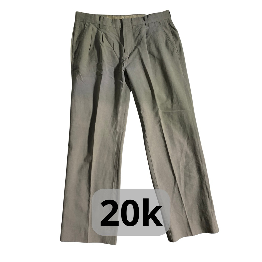 celana panjang wanita hitam kain