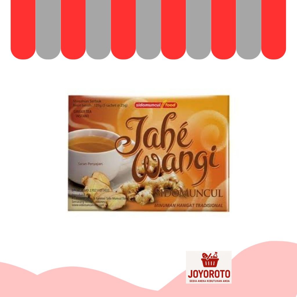 

JAHE WANGI SIDOMUNCUL 1 PAK ISI 10 SACHET / JAHE WANGI SIDOMUNCUL SACHET