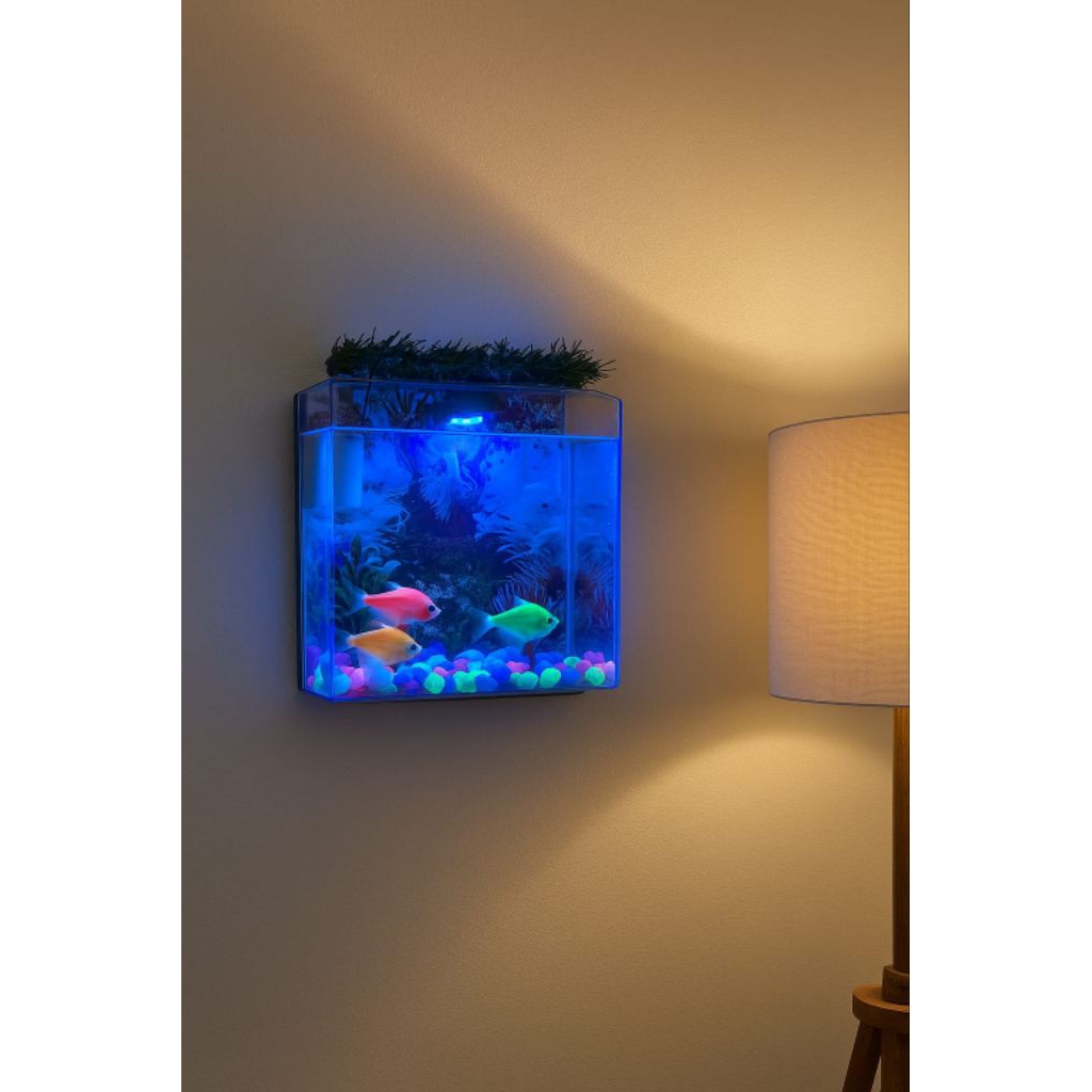 Aquarium Mini Dinding Rumah Bahan Akrilik