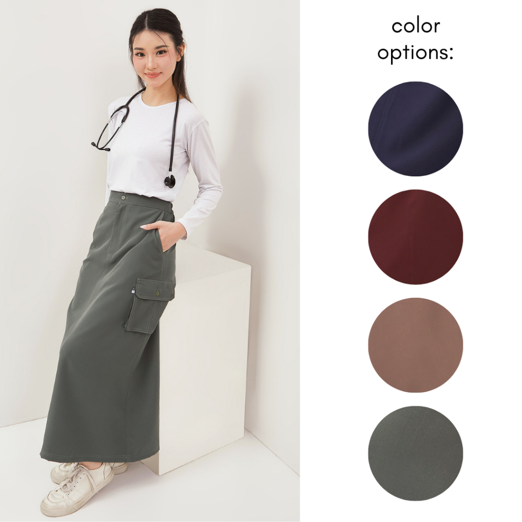 Scrub Medis/Baju OKA/Baju Jaga - ROK SAJA - Scargo Skirt Women