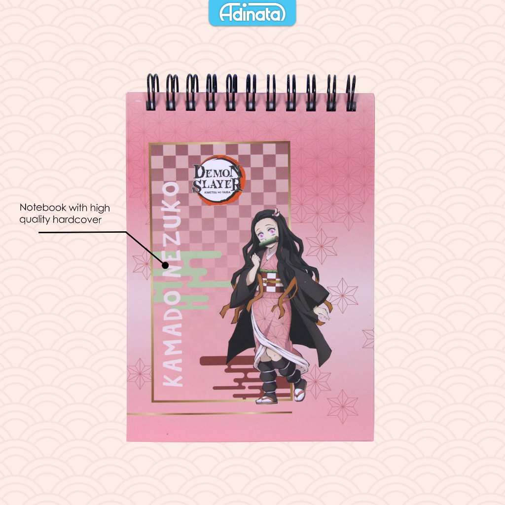 

Demon Slayer Nezuko A6 Memo Spiral Notebook 2536-4317 - Adinata / Buku Catatan / Memo