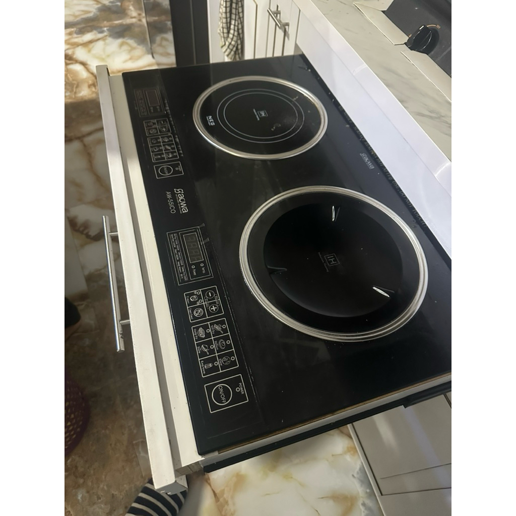 NBU kompor listrik aowa double induction touchscreen AW-55ICO