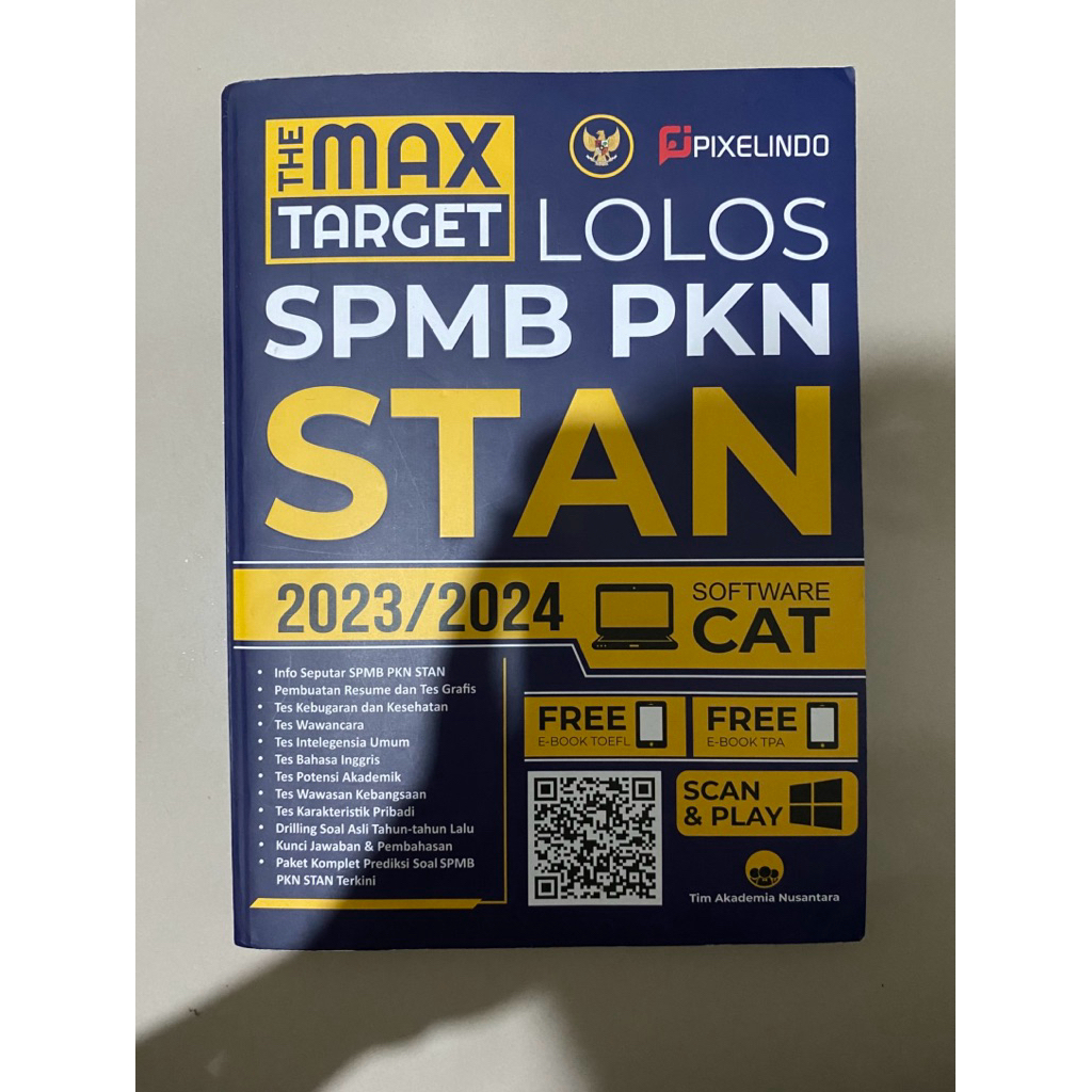 Buku Soal SPMB PKN STAN The Max Target 2023/2024 Preloved