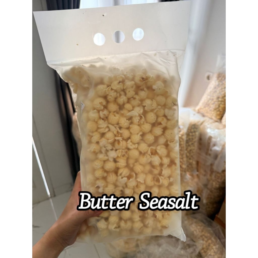 

Snack Popcorn Viral Butter Seasalt 500g - Cemilan Murah - Cemilan Sehat