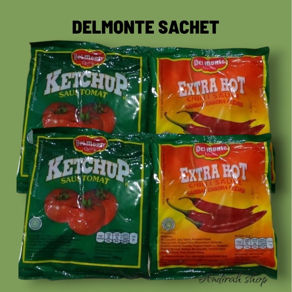 Delmonte SAOS tomat & sambal kemasan sachet