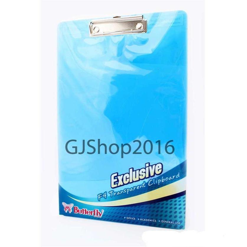 

Clipboard Papan Jalan Butterfly Transparan F4 Folio