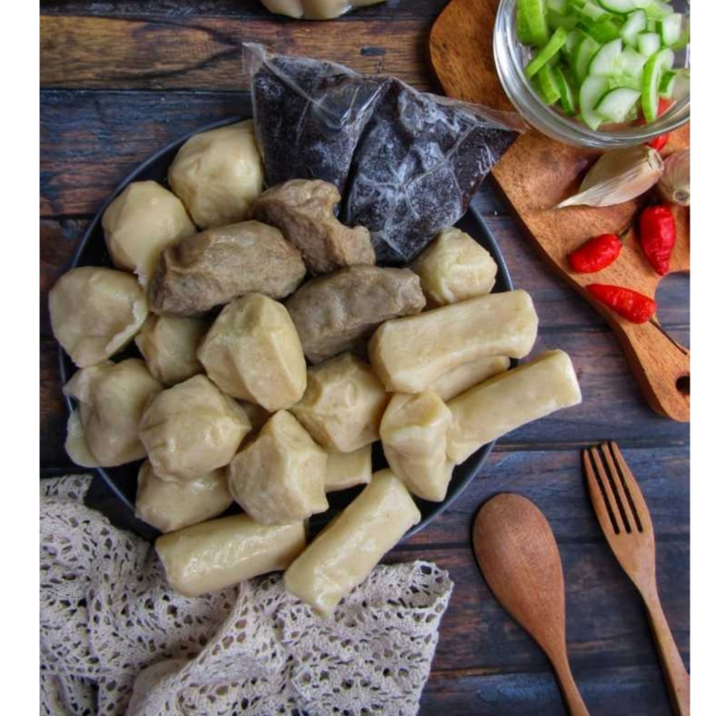 

PAKET 50PC Pempek Kecil Campur Asli Palembang Home Made