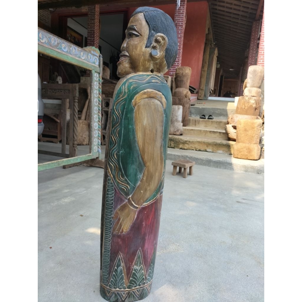 kentongan kayu nangka unik kentongan lucu patung kentongan