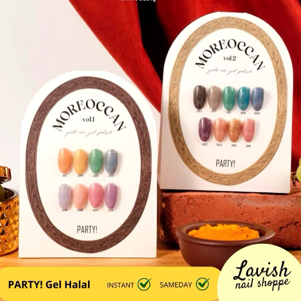 PARTY GEL HALAL MOREOCCAN SERIES - KUTEK GEL HALAL KOREA