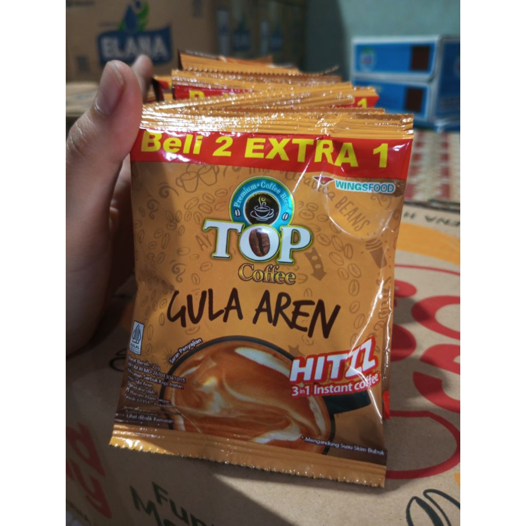 

Kopi top gula aren 1 renceng isi 15 sachet / coffee/ kopi renteng