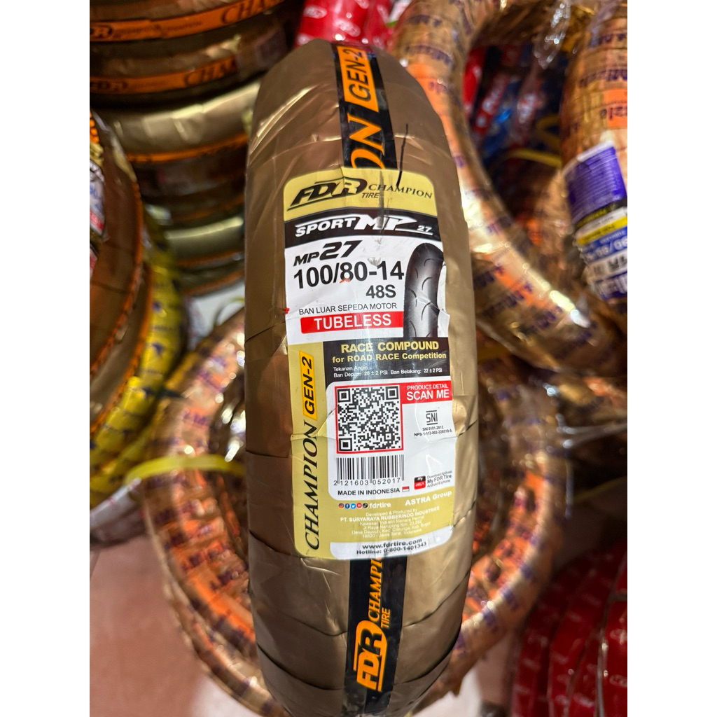 FDR MP27 100/80-14 TL