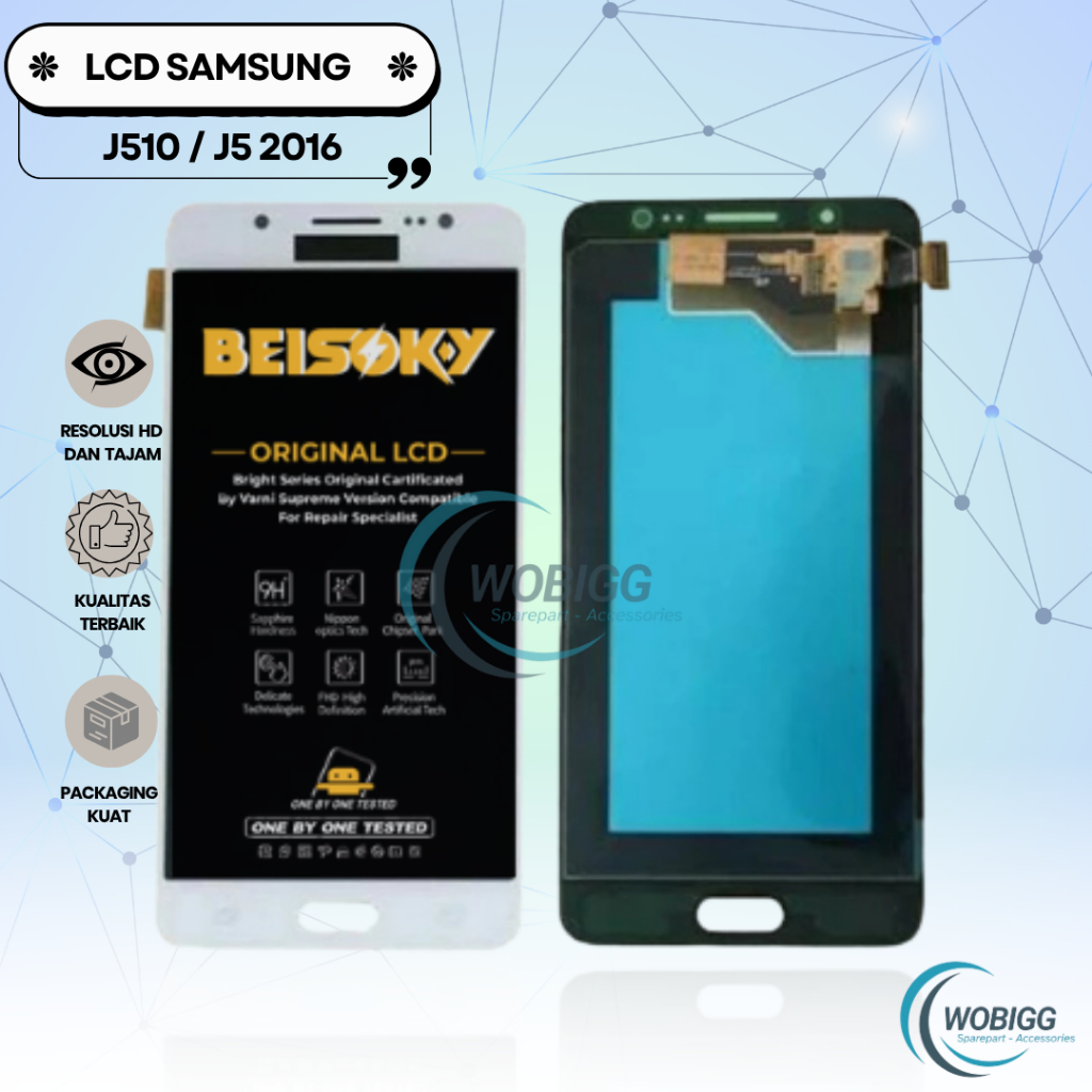 Lcd Touchscreen Samsung J5 (2016) / J510 Fullset Original New Terlaris J5 2016 complete SPAREPART HP