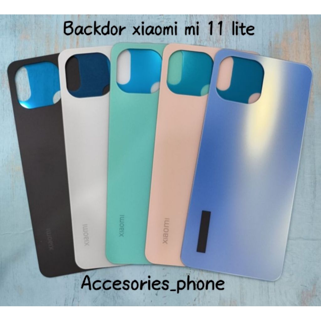 Backdor xiaomi mi 11 lite / tutup belakang xiaomi mi 11 lite