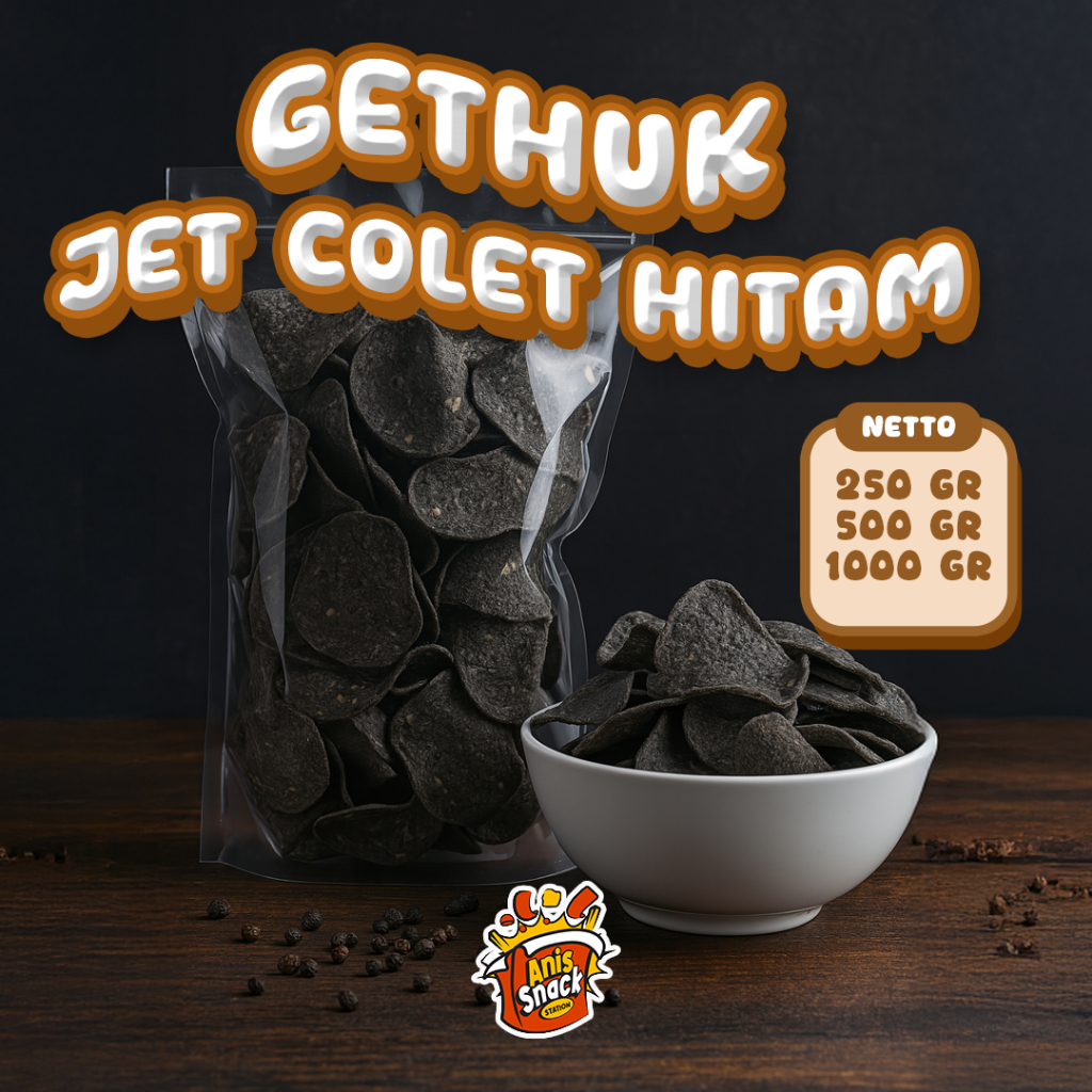 

Gethuk Jet Colet / Gethuk Hitam / Keripik Gethuk Hitam / Gethuk Ori