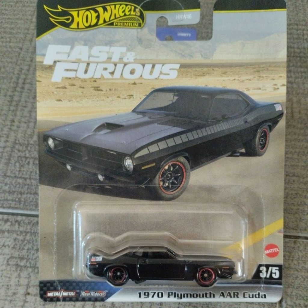 HOT WHEELS PLYMOUTH AAR CUDA PREMIUM FAST&FURIOUS (85)