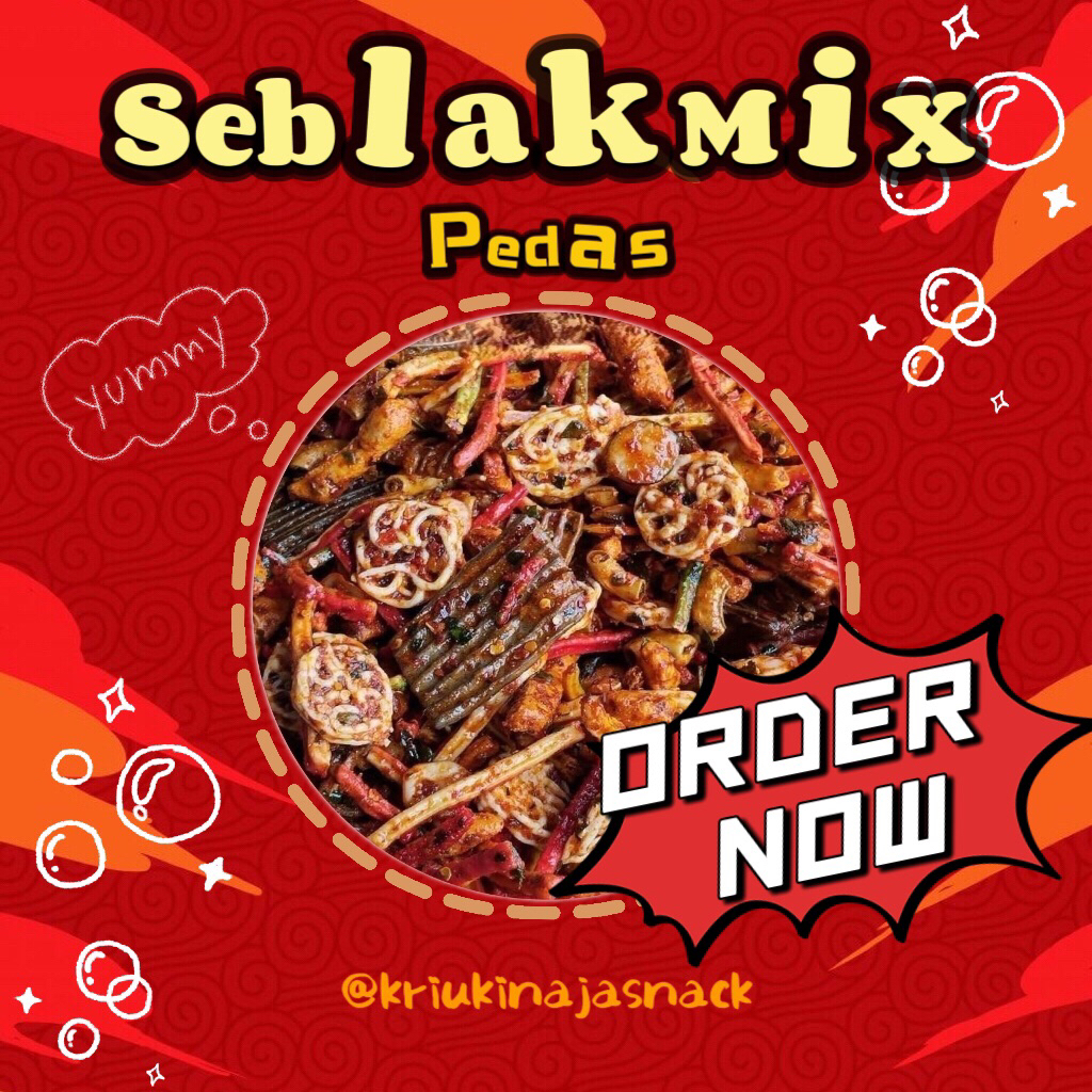 

Seblak Mix Pedas by Kriukinajasnack 250g | 500g| 1kg