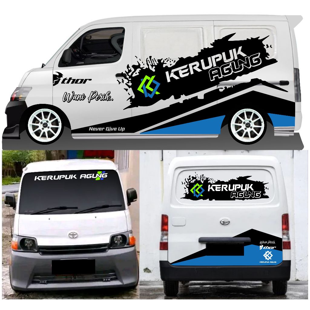 CUTTING STICKER TERBARU MOBIL GRANMAX BLINDVAN GRANDMAX MINI BUS LUXIO SERENA AVP EVALIA DLL