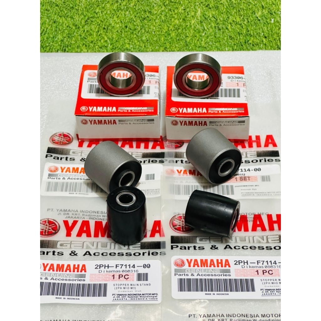 Bosh Arm mounting 90388 set 2pch + karet mounting 2PH set 2pch + Bearing sasis Arm 6003RS Mio M3 Mio