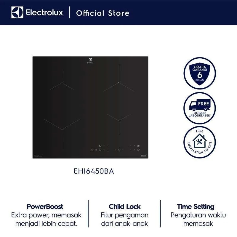ELECTROLUX Kompor Tanam Induksi EHI6450BA