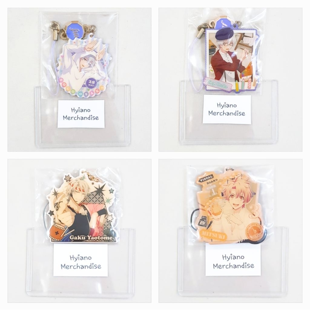 [KONDISI WARNA SESUAI DI PIC] Idolish7 Metal Charm