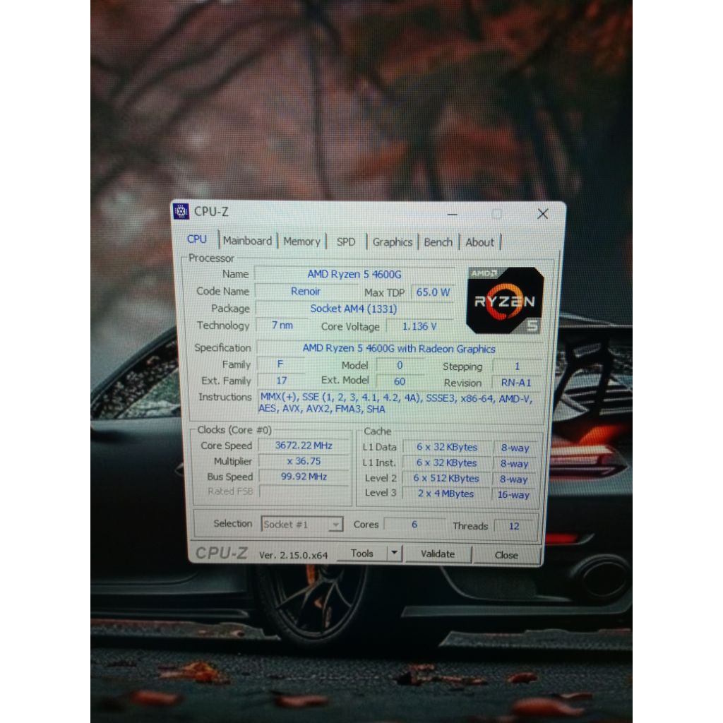 PROCIE RYZEN 5 4600G