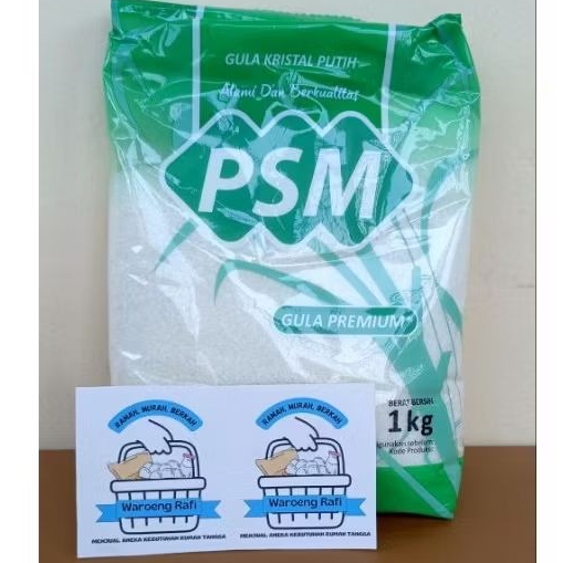 

Gula pasir Kemasan PSM 1kg