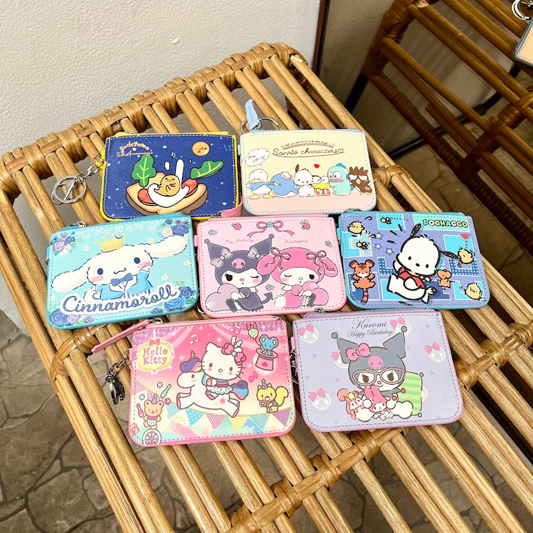 

Dompet Kartu Id Card Holder Karakter Sanrio Cinnamoroll Kuromi Pochacho Hello Kitty Gudetama Melody Gantungan Resleting Kulit Lucu Unik Kado Hadiah Gift