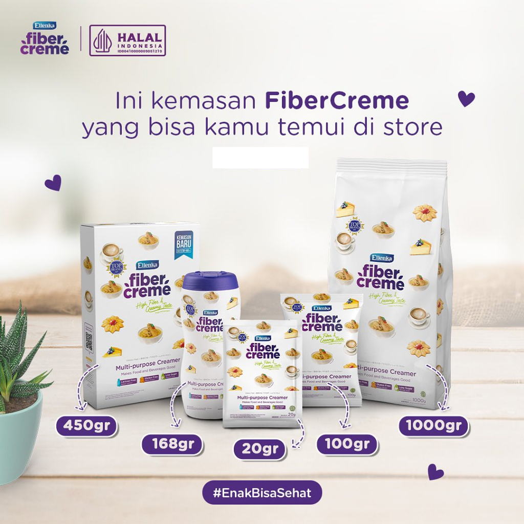 

Ellenka Fiber Creme - Pengganti Susu dan Santan