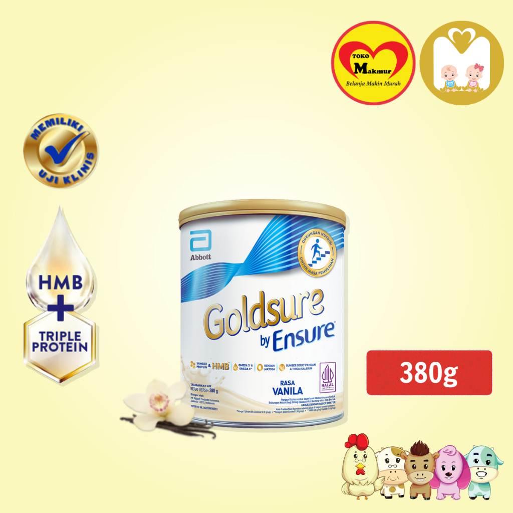 

Goldsure By Ensure Vanila 380gr / Toko Makmur Baby Shop