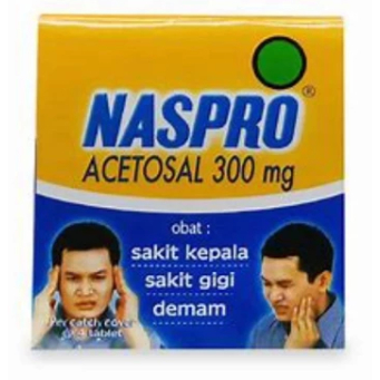 Naspro untuk Meredakan Demam & Pereda Nyeri / ISI 4 TABLET