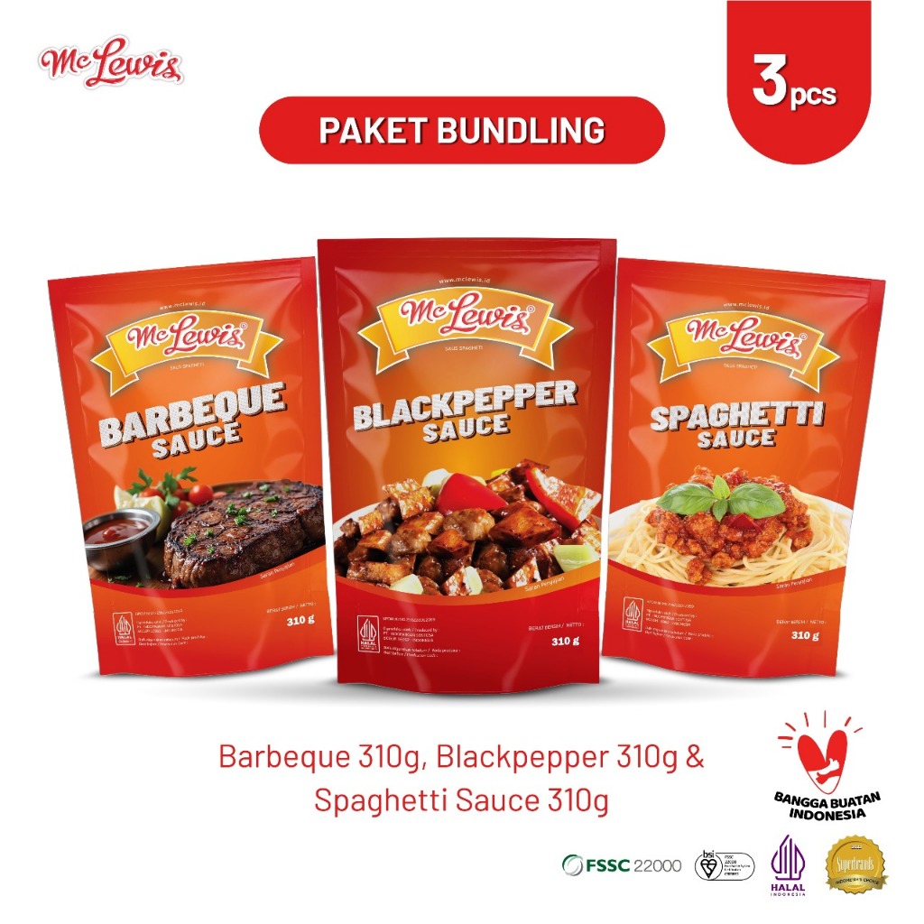 

[PAKET] Barbeque Sauce - Blackpepper Sauce - Spaghetti Bolognese Sauce