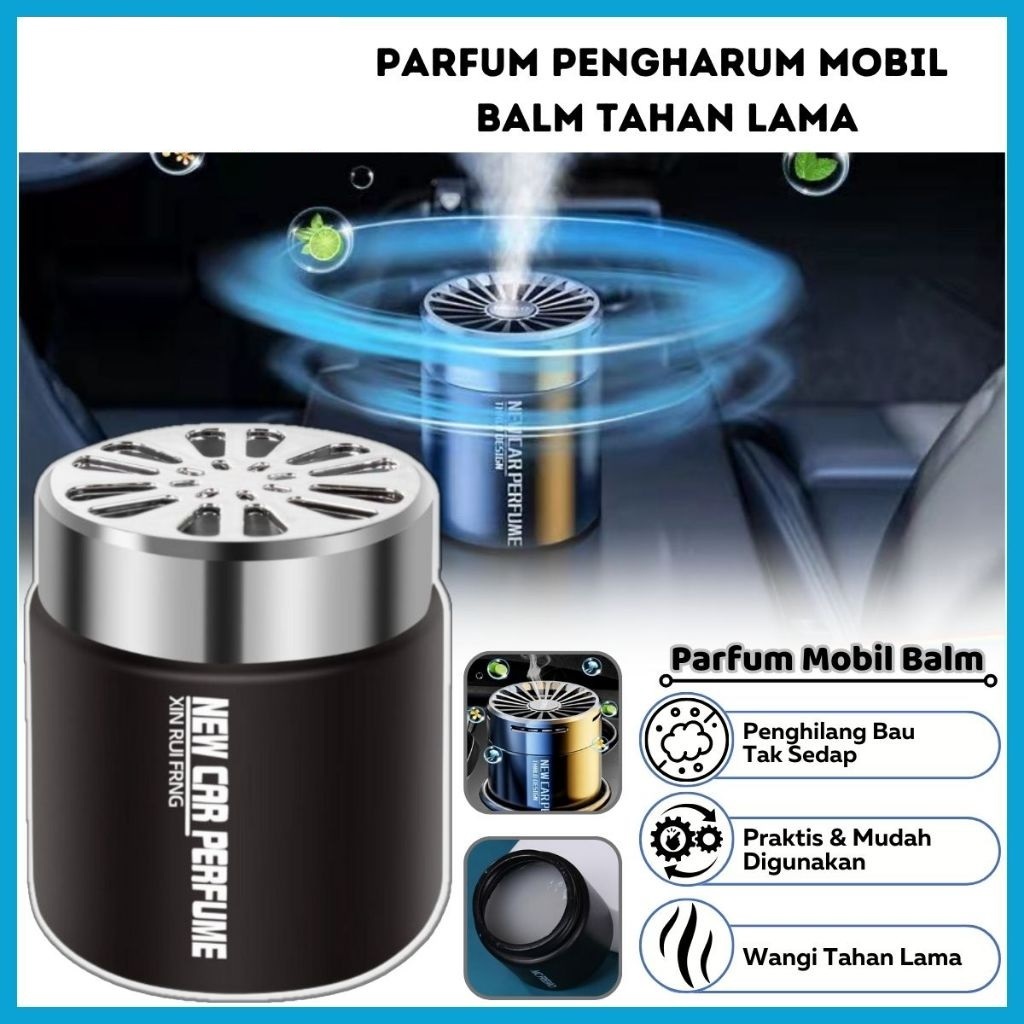 Parfum Pengharum Mobil Balm Gel Tahan Lama / Pengharum Mobil