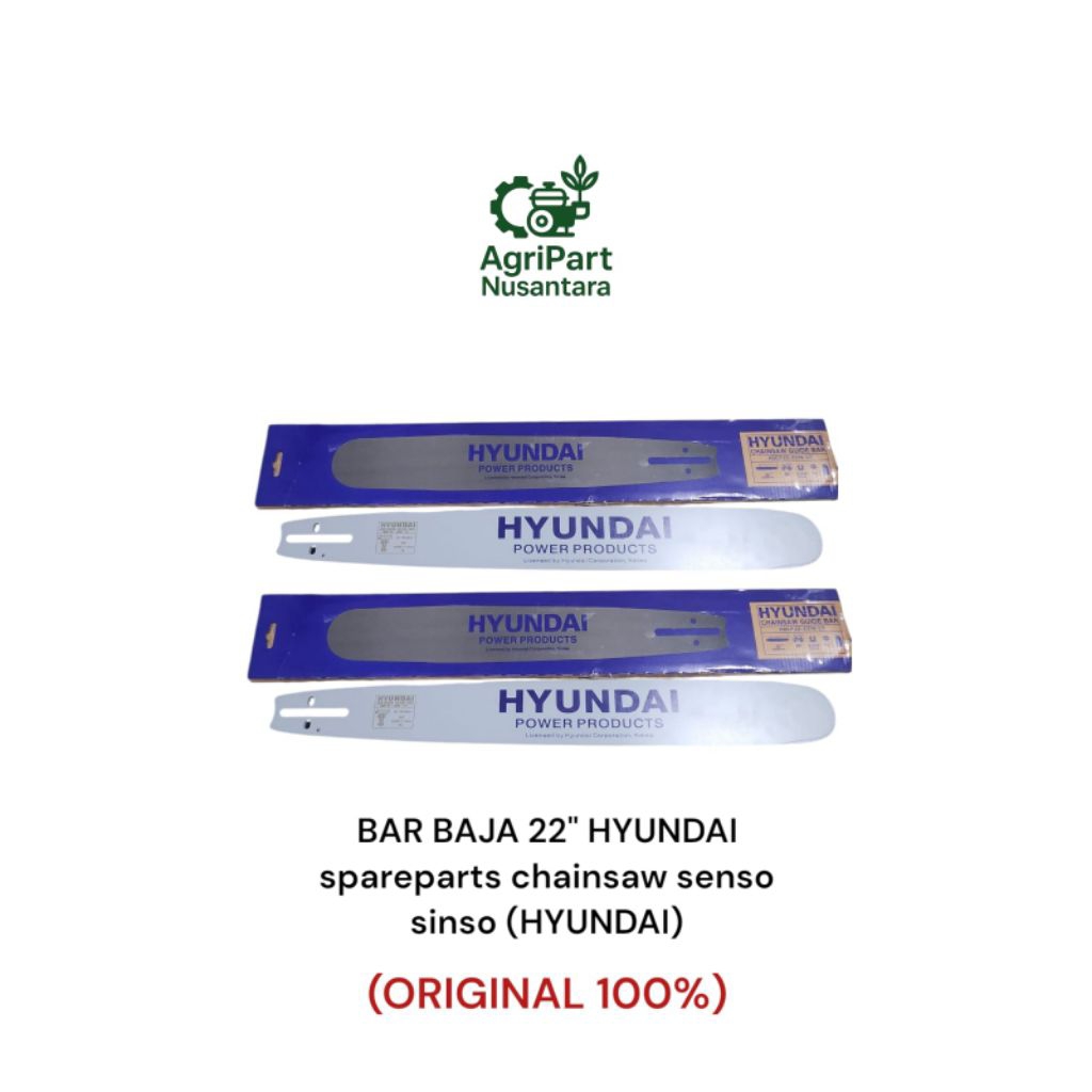 Bar Baja Chainsaw 22” HYUNDAI - Sparepart Senso Original