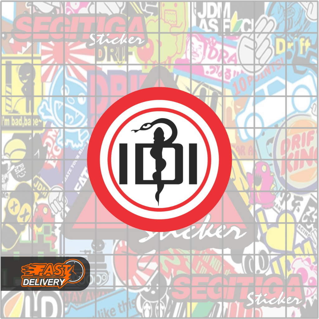 

Sticker Logo Ikatan Dokter IDI Ukuran 5 x 5 Cm
