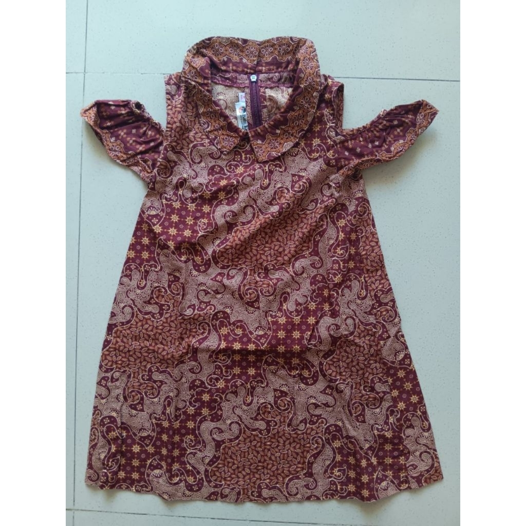 Baju batik anak perempuan usia 4-5tahun