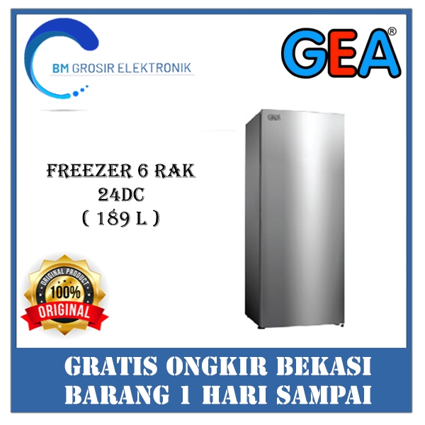 GEA FREEZER 24DC FREEZER STANDING 189 LITER