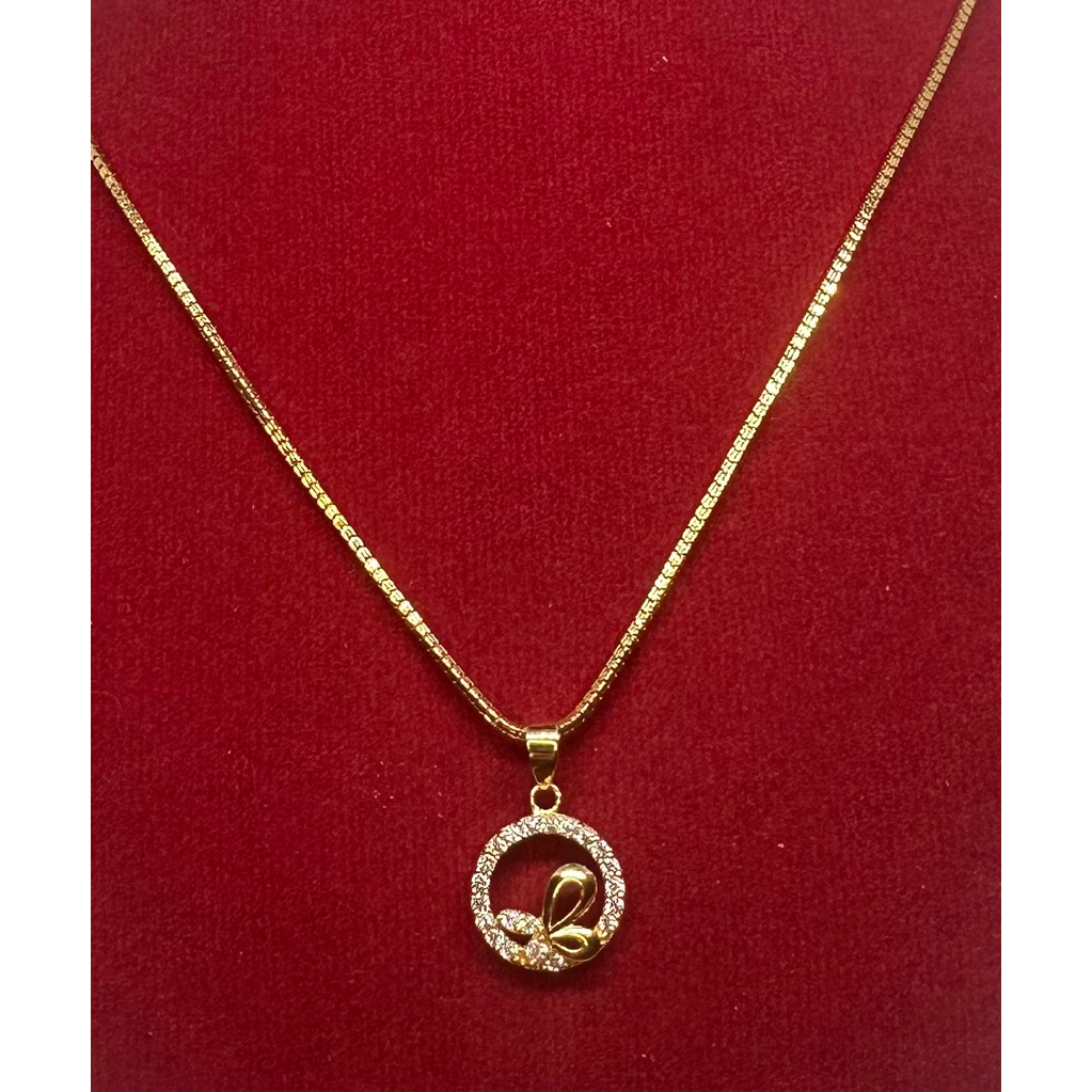 Liontin Emas Circle Love