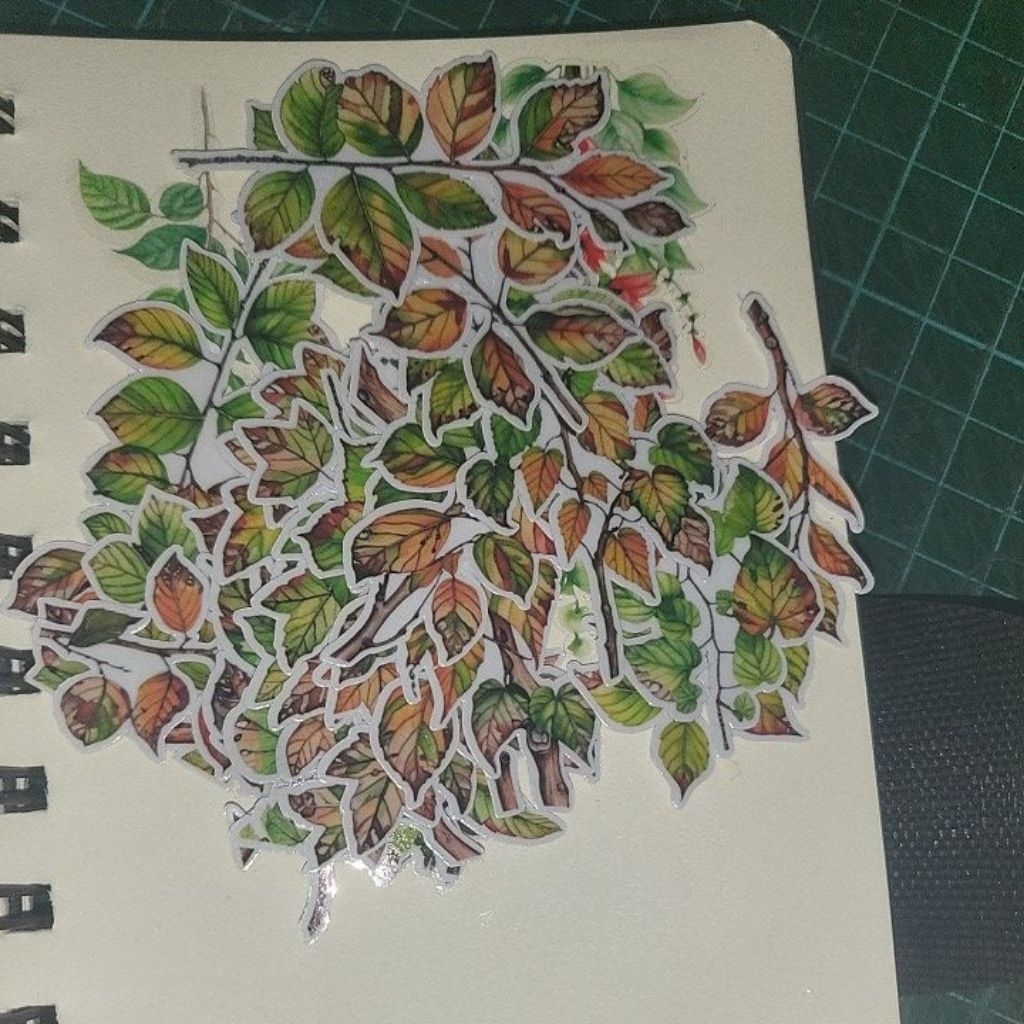 

ARTDOESWORK Autumn leaves stickers Transparant