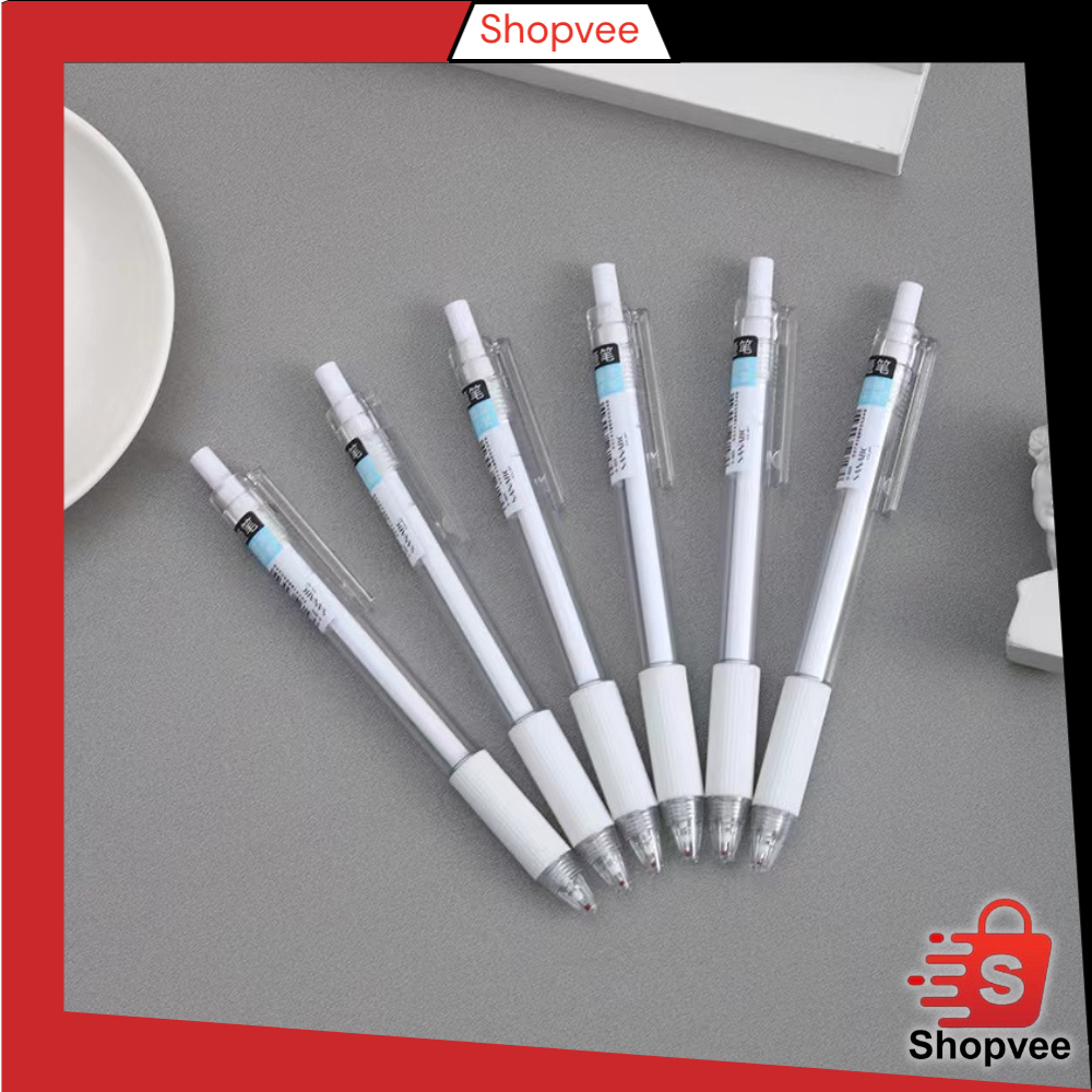 

Shopvee Pena Gel Simple / Pena Polos Mechanical Stationary Alat Tulis Sekolah Kantor / Pulpen / Pena Mekanik Cetekan Y3439