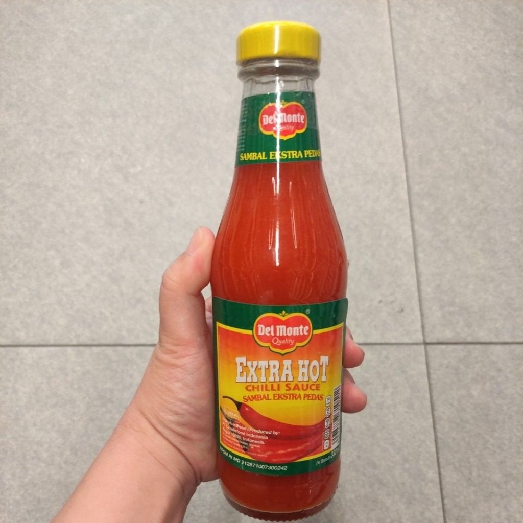 

DELMONTE EXTRA HOT CHILLI SAUCE SAMBAL EKSTRA PEDAS BOTOL BELING 330mL