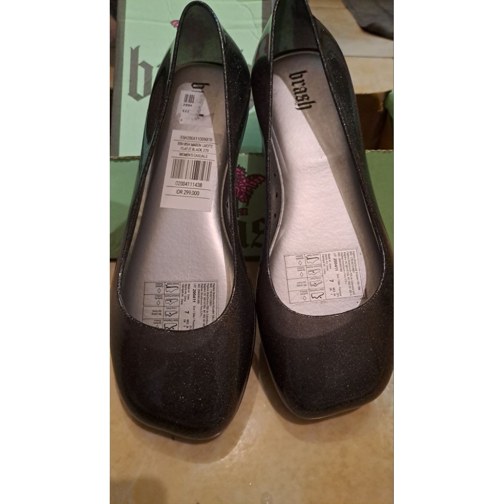 Payless Brash Royalty Womens Maren Lucite Flats