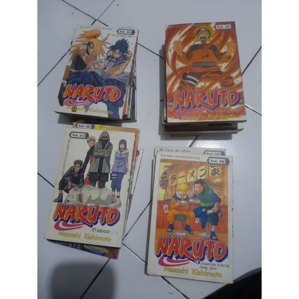 Komik naruto preloved second